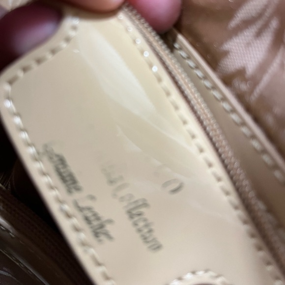 Anita Flower - Enameled Leather Handbag - GOOD CONDITION - Picture 2 of 2